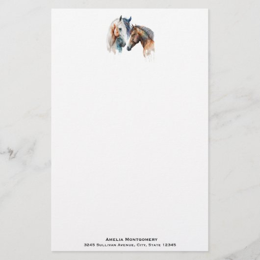 ビューティフルウズウェスタンボホスタイル 便箋 (正面)