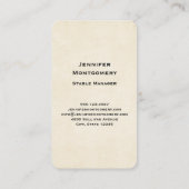 ビューティフルウズウェスタンボホスタイル 名刺 (裏面)