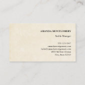 ビューティフルウズウェスタンボホスタイル 名刺 (裏面)