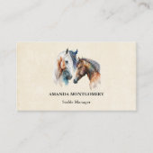 ビューティフルウズウェスタンボホスタイル 名刺 (正面)