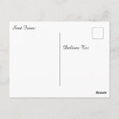 ビューティフルウーマンビーチ漫画ブックアーポップ・アートのト ポストカード (裏面)