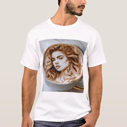 ビューティフルウーマンラテ Tシャツ (正面)