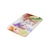 ビューティフルウーマン顔コラージュ バスマット (アングル)