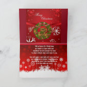 ビューティフルエクスプレッションホリデー カード (内部)