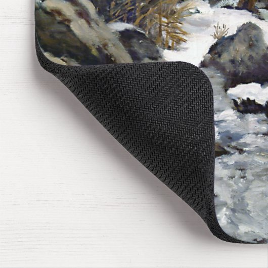 ビューティフルエステスパークコロラドウィンターストリームマウス マウスパッド (コーナー)