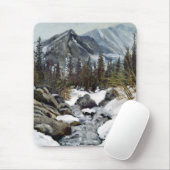 ビューティフルエステスパークコロラドウィンターストリームマウス マウスパッド (マウス)