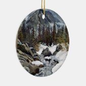 ビューティフルエステスパークコロラドウィンターストリーム セラミックオーナメント (右)