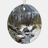 ビューティフルエステスパークコロラドウィンターストリーム セラミックオーナメント (左)
