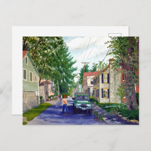 ビューティフルエルサイリノイ通りシーン ポストカード (正面/裏面)
