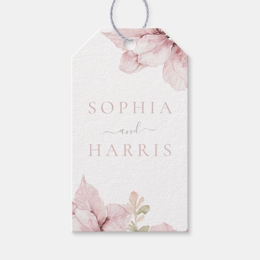 ビューティフルエレガンス赤面結婚フローラ ギフトタグ (正面)