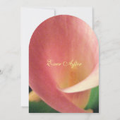 ビューティフルエレガントカラリリー結婚式招待状 招待状 (裏面)