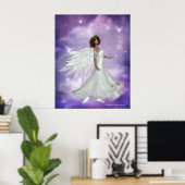 ビューティフルエンジェルデザイン3 -プリント ポスター (ホームオフィス)