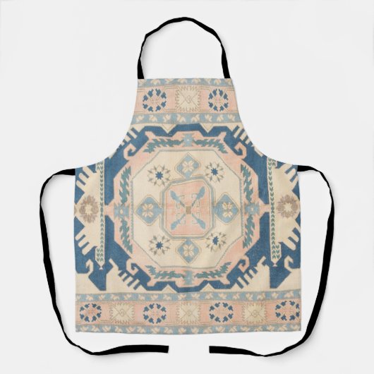 ビューティフルオリエンタルアンティークキリムラグ エプロン (正面)