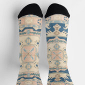 ビューティフルオリエンタルアンティークキリムラグ ソックス (上部)