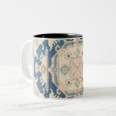 ビューティフルオリエンタルアンティークキリムラグ ツートーンマグカップ (正面左)