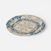 ビューティフルオリエンタルアンティークキリムラグ ペーパープレート (アングル)