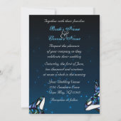 ビューティフルオルカクジラビーチ結婚式 招待状 (裏面)