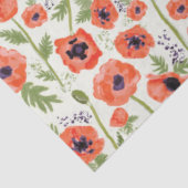 ビューティフルオレンジケシフローラ 薄葉紙 (詳細)