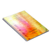 ビューティフルオレンジ抽象芸術ジャーナル ノートブック (右側)