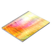 ビューティフルオレンジ抽象芸術ジャーナル ノートブック (左側)