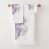 ビューティフルオーキッドオンホワイト バスタオルセット (インサイチュ)