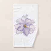 ビューティフルオーキッドオンホワイト バスタオルセット (ハンドタオル)