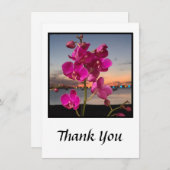 ビューティフルオーキッドサンキューカード サンキューカード (正面/裏面)