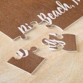 ビューティフルオーキッドレイオンビッグビーチマウイ ジグソーパズル (側面)