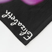 ビューティフルオーキッド毛布 フリースブランケット (角)