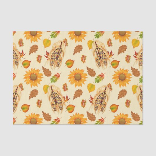 ビューティフルオータムティッシュペーパー 薄葉紙 (正面)