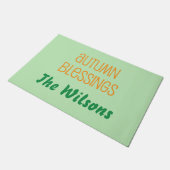 ビューティフルオータムテーマ ドアマット (アングル)