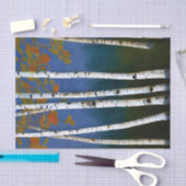 ビューティフルオータム樺の木 薄葉紙 (クラフト)