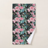 ビューティフルオールドピンクローズバスルームタオルセット バスタオルセット (ハンドタオル)