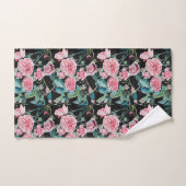 ビューティフルオールドピンクローズバスルームタオルセット バスタオルセット (ハンドタオル)