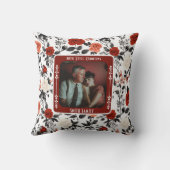 ビューティフルカップルゴールデンアニバーサリー装飾用クッション クッション (裏面)