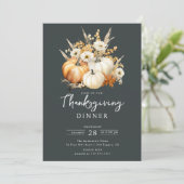 ビューティフルカボチャフローラ感謝祭 招待状 (スタンド正面)