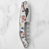 ビューティフルカラフルバタフライプリント ソムリエナイフ (裏面)