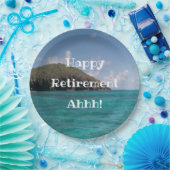 ビューティフルカリブのアイランドリタイアメント紙プレート ペーパープレート (パーティー)