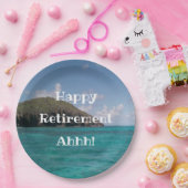 ビューティフルカリブのアイランドリタイアメント紙プレート ペーパープレート (パーティー)