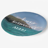 ビューティフルカリブのアイランドリタイアメント紙プレート ペーパープレート (アングル)