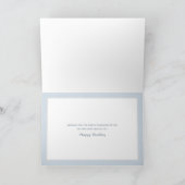 ビューティフルカントリーサイドバパーソナライズされたンカード カード (内部)