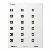 ビューティフルガーデニア5万華鏡のように千変万化するパターン2 ラベル (フルシート)