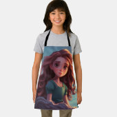 ビューティフルガールズプリントエプロン エプロン (インサイチュ)