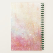 ビューティフルガールディアラブルフローライラストレーション ノートブック (裏面)