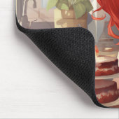 ビューティフルガールベーキングインザキッチン マウスパッド (コーナー)