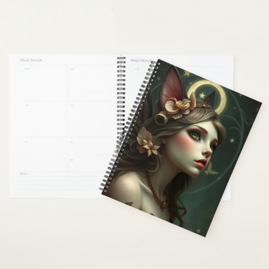 ビューティフルキャットフェアリーポートレート プランナー手帳 (ディスプレー)