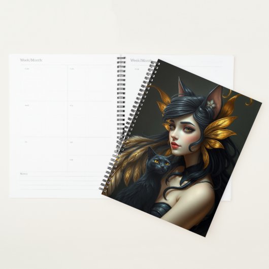 ビューティフルキャットフェアリーポートレート プランナー手帳 (ディスプレー)