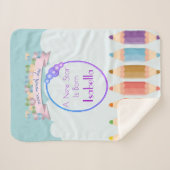 ビューティフルクラシックパエレガントステルカラー シェルパブランケット (正面(横))