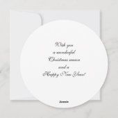 ビューティフルクラシックホリデークリスマスフェスティバル シーズンカード (裏面)