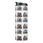 ビューティフルクリスマスハウスデザイン タンブラー (回転右)